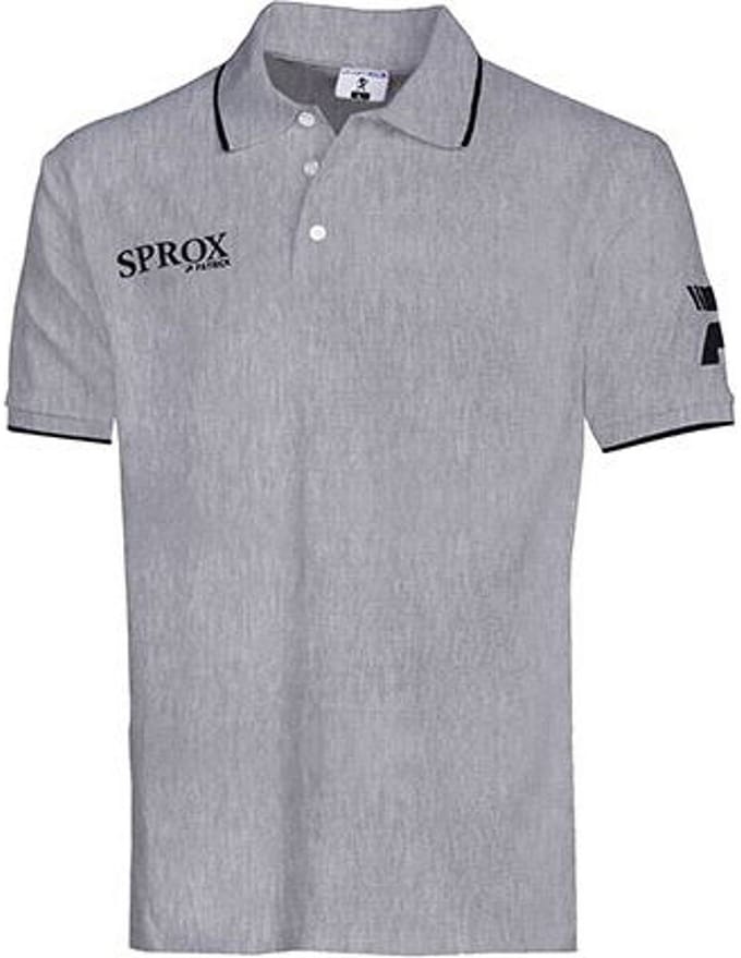 Patrick Sprox Polo Heren - Grijs Gemeleerd | Maat: S