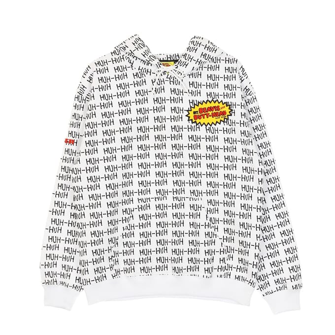 B&b Ignorant Hoodie Wit lichtgewicht herensweatshirt met capuchon