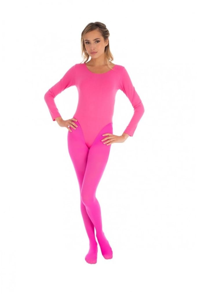 "Fuchsia body voor volwassenen - Verkleedattribuut - Medium"