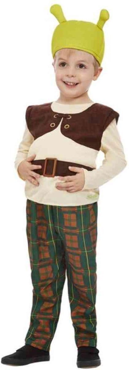 Smiffys Kinder Kostuum -Kids tm 2 jaar- Shrek Multicolours