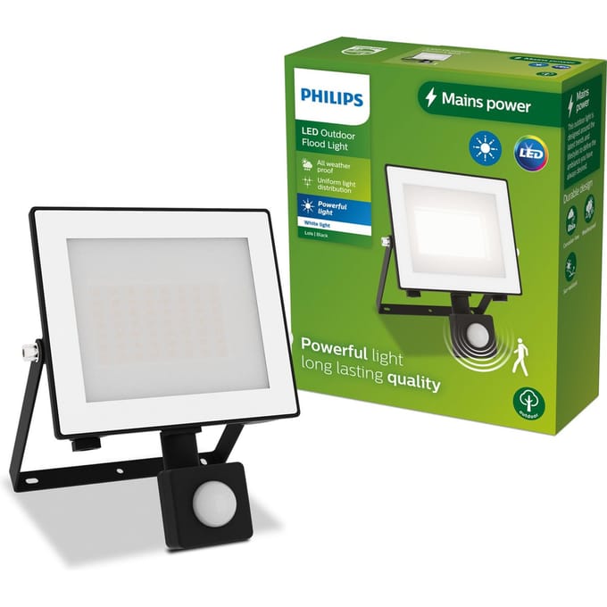 Philips LED Lois 929004642401 LED-buitenschijnwerper met bewegingsmelder 30 W Lichtkleur (naam): Warmwit