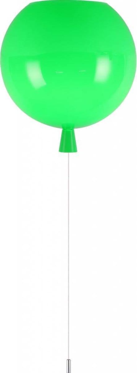 Plafondlamp Ballonlamp Groen Middelgroot inclusief 4W LED lamp - Funnylights