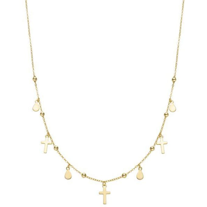 Luxenter Sterling Zilver 925 collier afgewerkt met 18K geel goud - Cirai