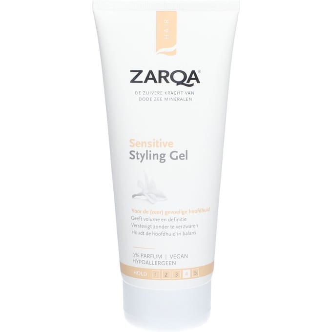 ZARQA Styling Gel Sensitive 200 ml - geeft volume en fixatie