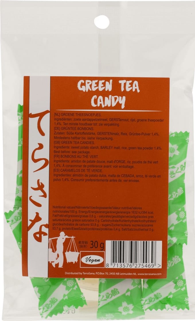 TS Import Groene thee snoepjes 30 Gram