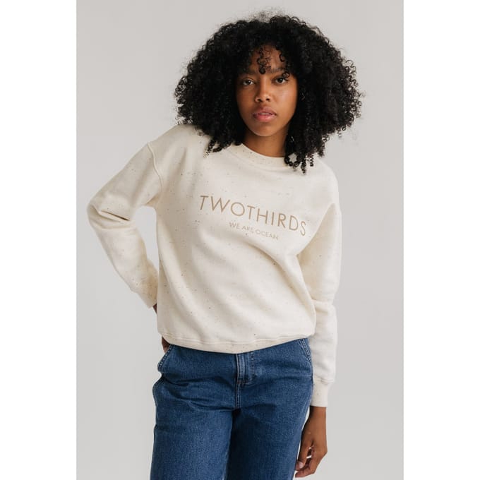 TWOTHIRDS Dassow Sweatshirts Ecru Neps Taglia: XS | Maglioni a maglia Outlet | Donna | Marrone