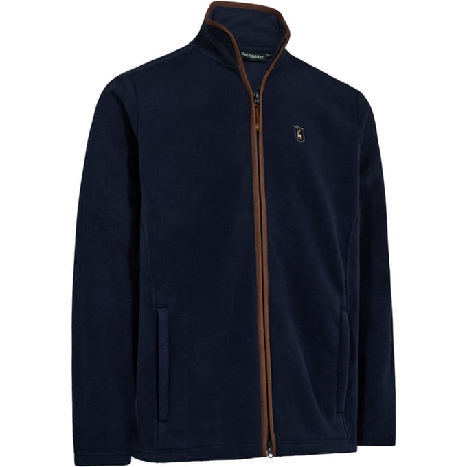 Deerhunter Cumbria Fleece Jacket Dark Blue – M – Stijlvol, Stil en Warm