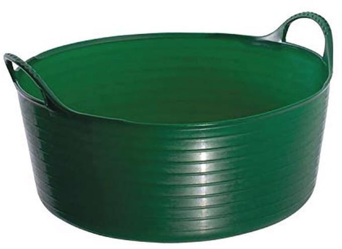 15 Liter Flexibele Opbergmand - Groen - Ideaal voor Tuin en Huishouding