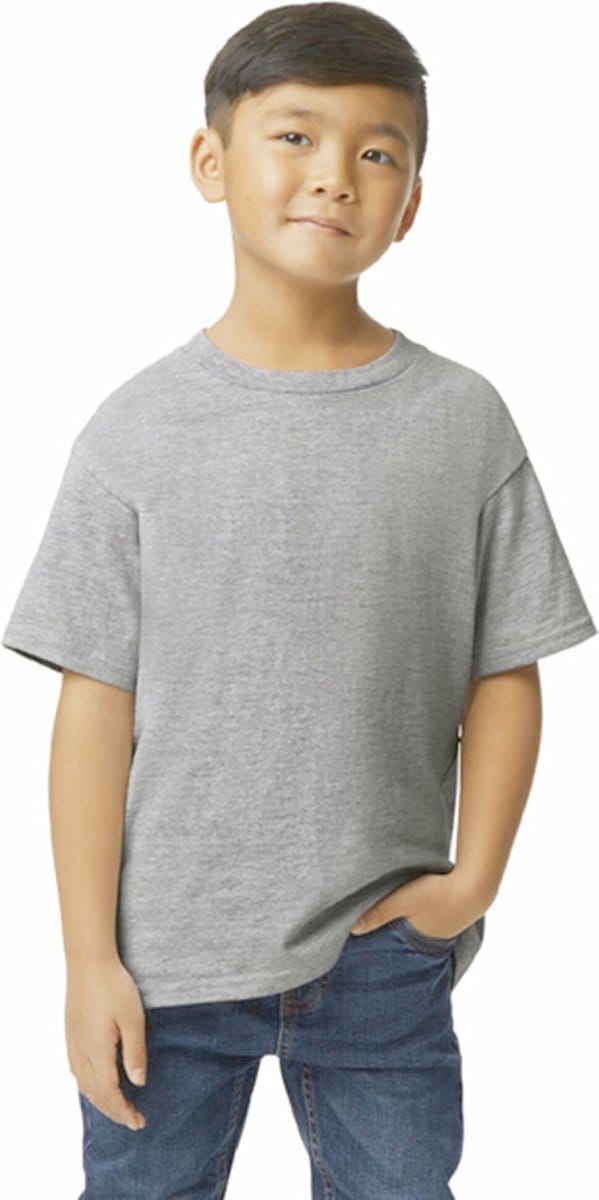 Gildan - Softstyle® Midweight Youth T-Shirt - Sport Grey (Heather) - M (116/134)