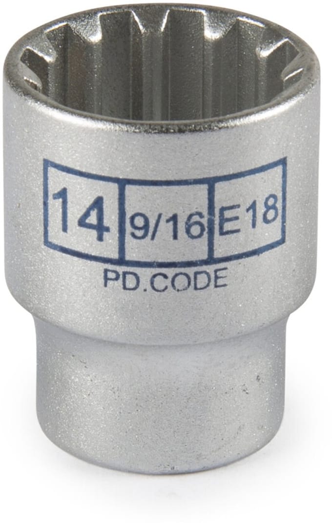 1/4'' 12-kants MIT dop