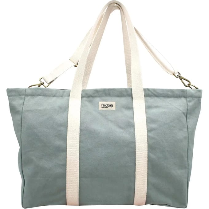 Hindbag Jean - weekendtas - Mint - Biologisch GOTS katoen