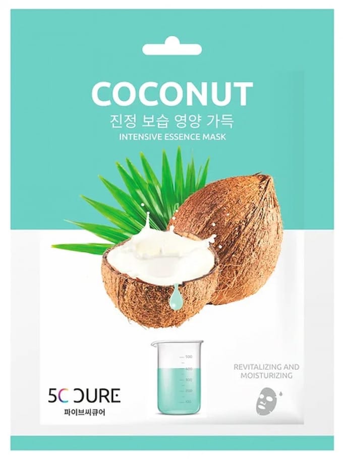 Jkosmec 5C Cure Essence Intensive Stoffen Masker Kokosnoot 25 ml