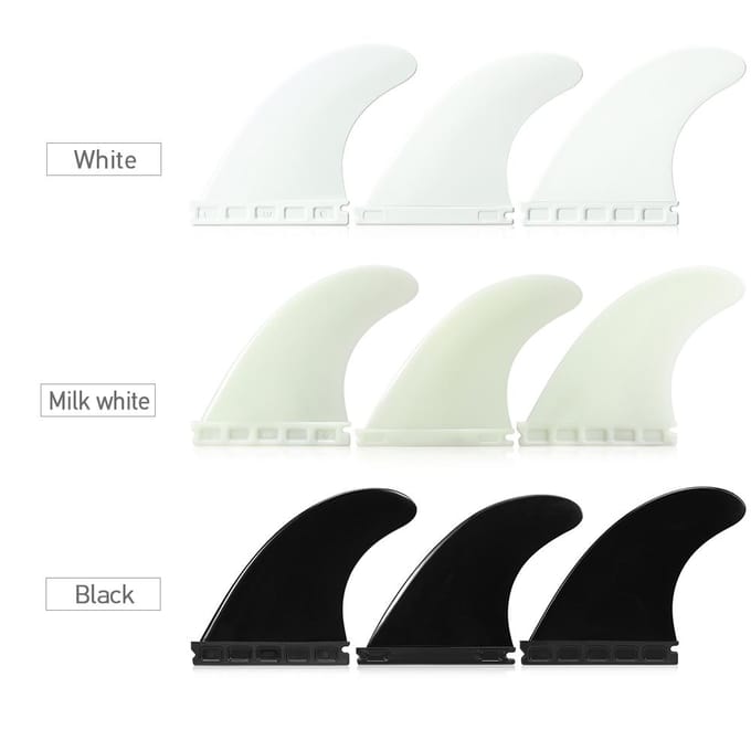 Tri Fin 4.37 Surfen Tri Fin Set Surfplank Vinnen Thruster 3 Pakken wit
