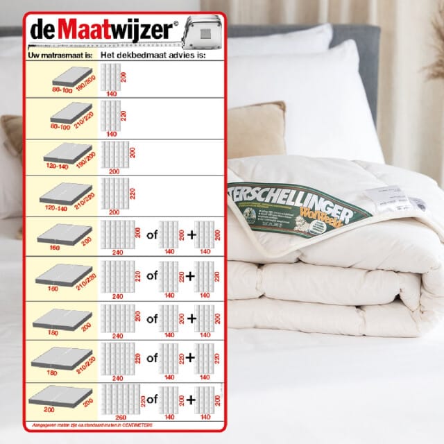 Terschellinger Wolweelde Terschellinger | all year wollen dekbed | 100% iws zuiver scheerwollen enkel