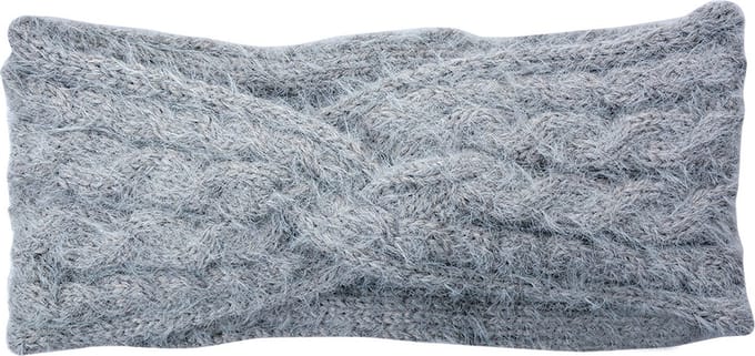 Clayre & Eef Hoofdband Vrouwen 10x22 cm Grijs Synthetisch