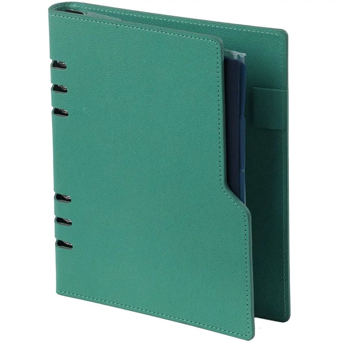 1016-18 A5 6 Ringplanner Agenda Mintgroen 1 week per 2 paginas 2026-2027-2028