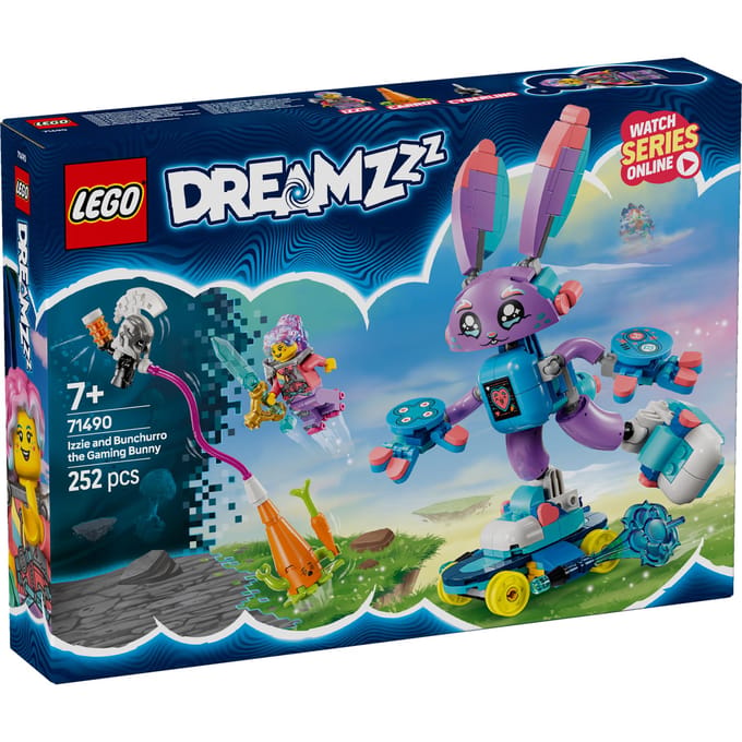 LEGO® DREAMZzz™ Izzie and Bunchurro the Gaming Bunny Imagination Toy 71490
