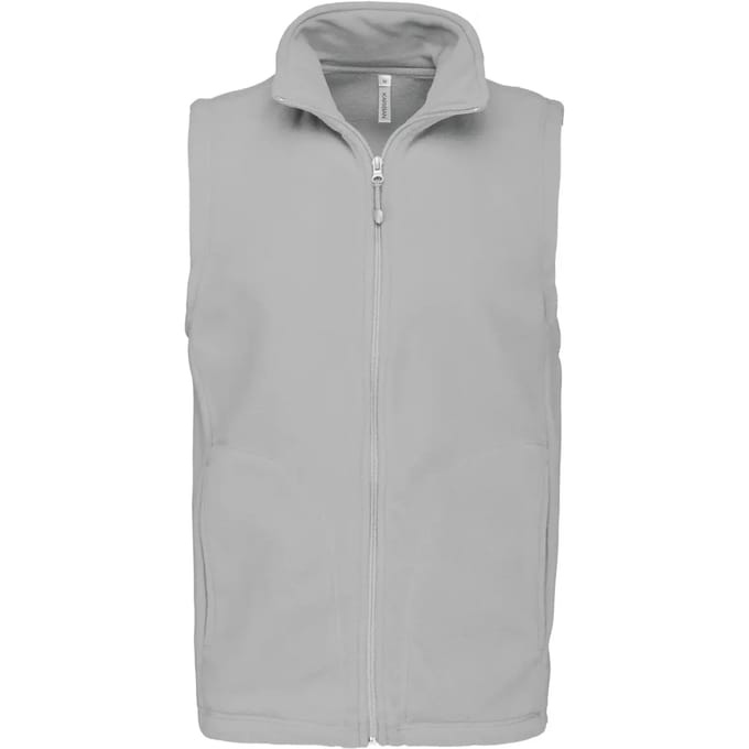 Kariban Bodywarmer van microfleece heren K913 - Snow Grey - XL