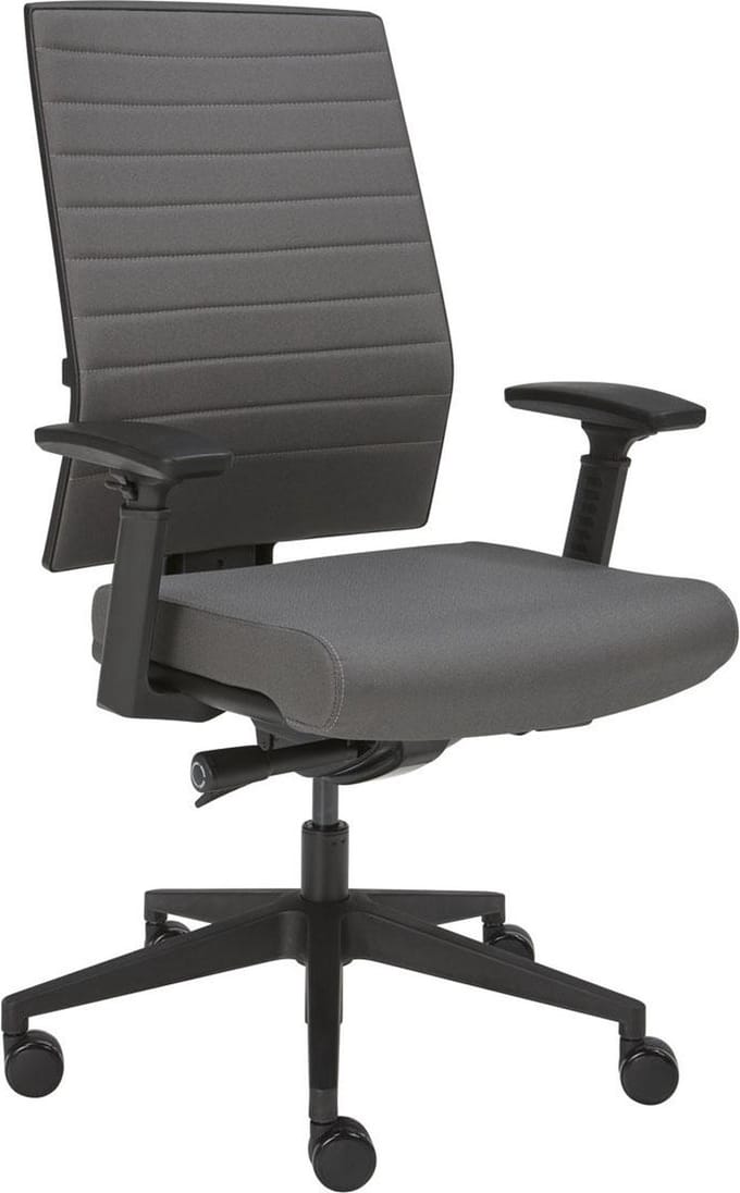 Ergonomische bureaustoel 1332 in stof Zwart