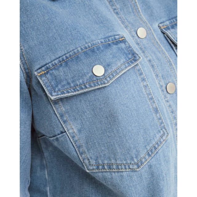 ONLY - ONLBELLE S/S SHIRT DNM GUA NOOS Dames Denim Blouse