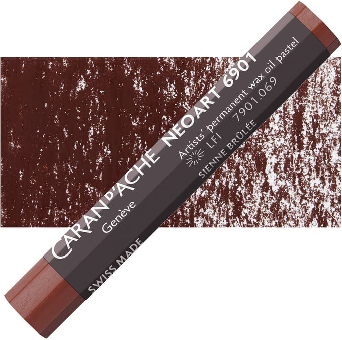 Caran d'Ache Neoart Permanent Wax Oliepastel - Burnt Sienna (069)