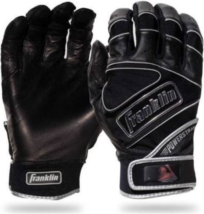 Franklin Honkbal/Softbal Slaghandschoenen Volwassenen| Maat S Kleur Black