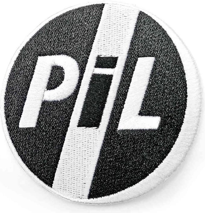 PIL Public Image Ltd - Circle Logo Patch - Zwart/Wit