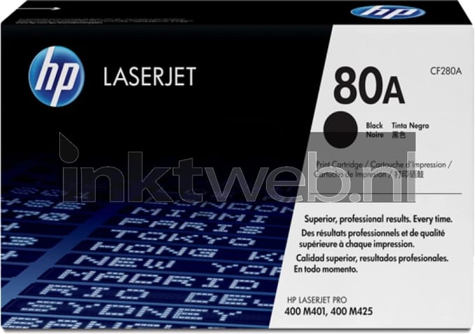 Tonercartridge hp cf280a 80a zwart