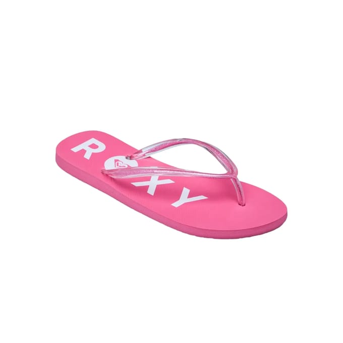 Roxy Luminatas Slippers Roze EU 36 Vrouw