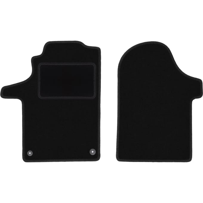 Zwarte veloursmatten voor: Toyota Corolla Verso II 7-zits (2004-2009)