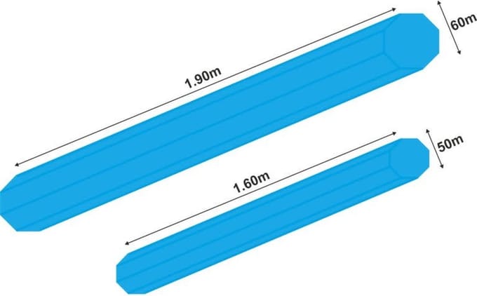 Garbolino Beschermbuis Octogonal Anti-UV - Maat : 60mm - 1.90m