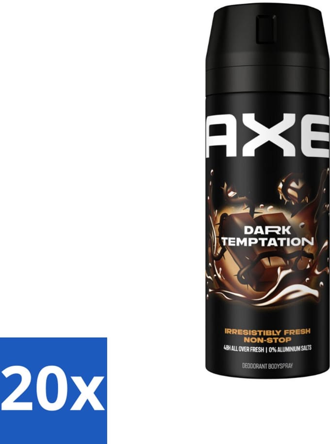 Axe - Deodorant - Spray - Dark Temptation - 48h - 150ml x 20