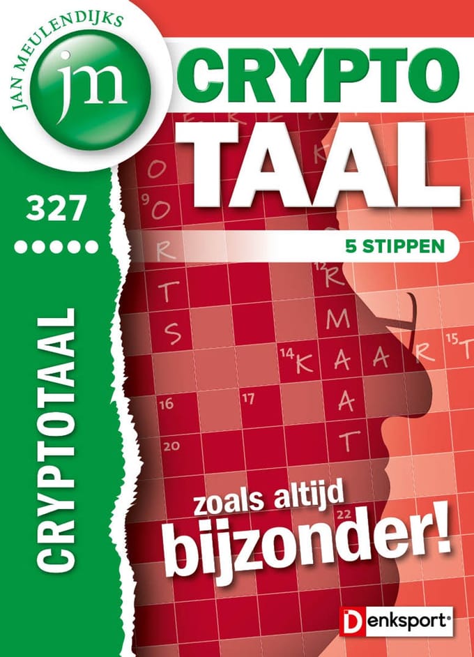 Denksport Puzzelboek Jan Meulendijks - Cryptotaal 5*, editie 327