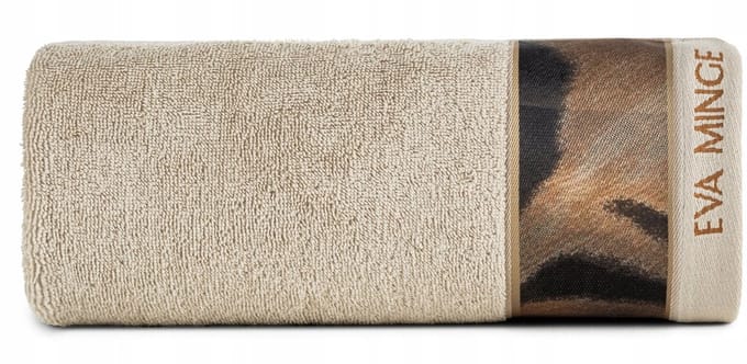 Eva Handdoek Beige 30x50 cm - 100% Katoen, 500 GSM