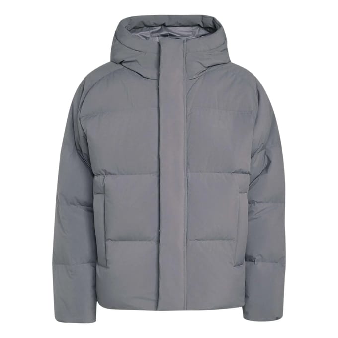 Adidas Sportswear Helionic Down Puffer Hooded Jack - Heren - Grijs