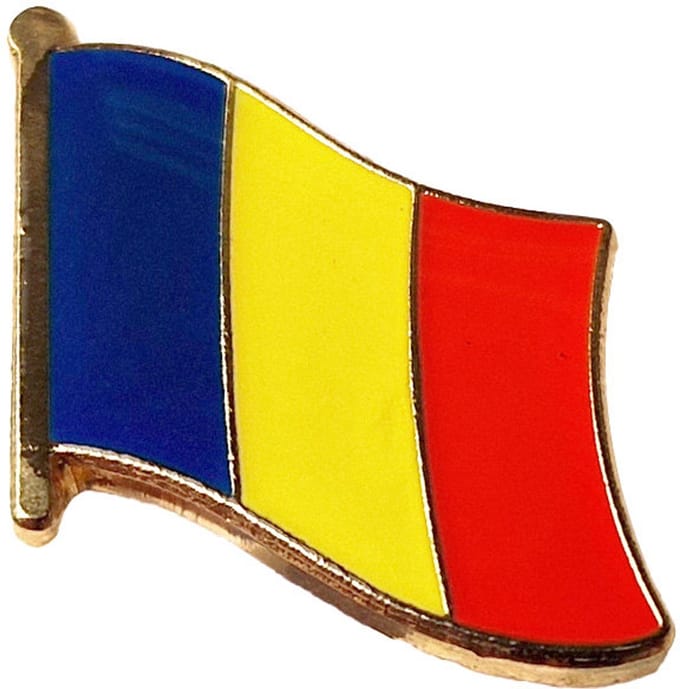 CombiCraft vlag pin Roemenië 18 x 14 mm - per 5 stuks