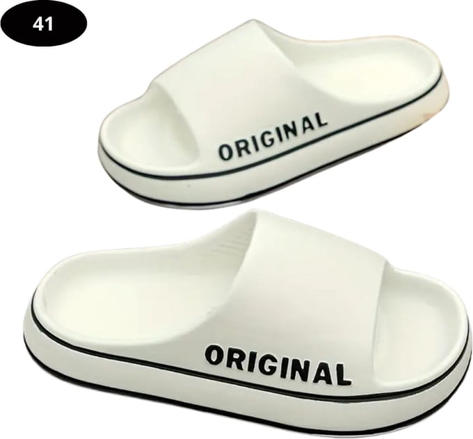 Nivard Badslippers Dames - Comfortabel - Flip Flops - Sauna - Zomer - Wit - Maat 41