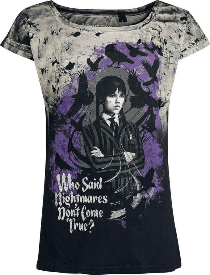 Wednesday Wednesday - Nightmare Dames T-shirt - zwart - 3XL