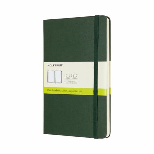 Moleskine Classic Notitieboek - Large - Hardcover - Blanco - Mirte Groen