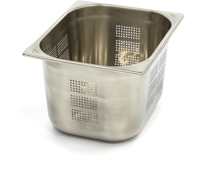 Gastronorm Bak - 1/2 GN - 20 cm Diep - RVS - Geperforeerd