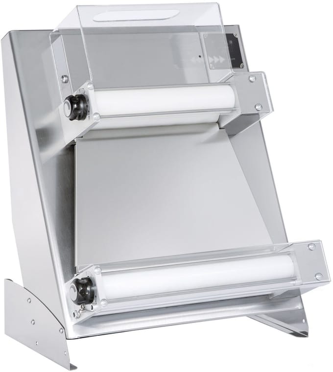 Prismafood Serie - Elektrische Deegroller - 260-450 mm - 250 W - Voetbediening