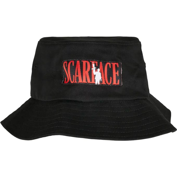 Merchcode Scarface - Scarface Logo Bucket hat / Vissershoed - Zwart