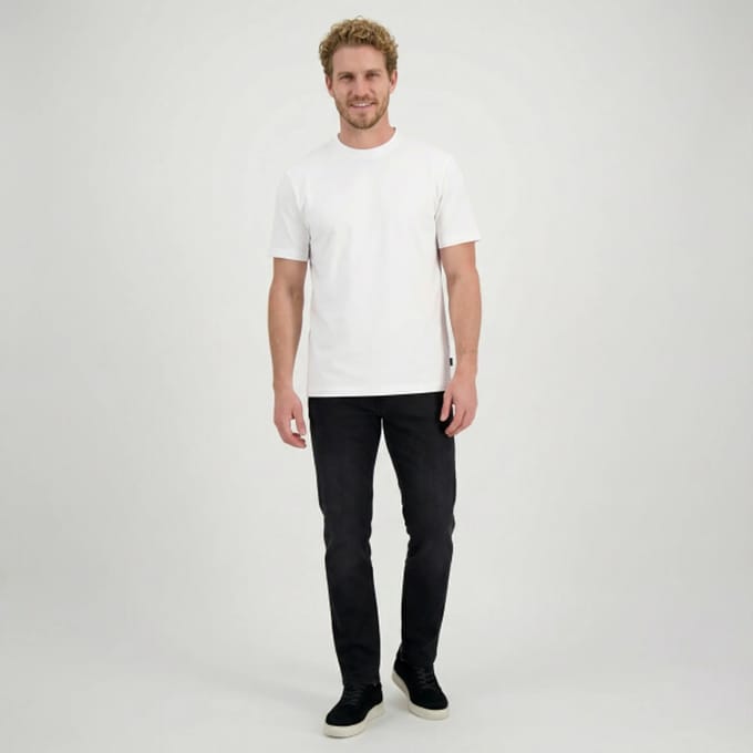 Cars Lugano heren soft denim regular-fit jeans black used