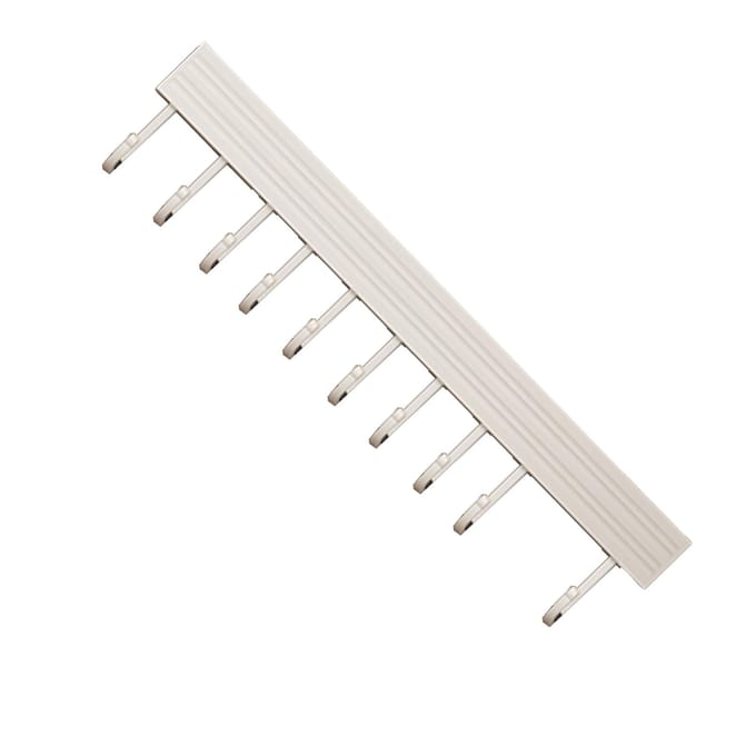 Wandmontage Keukenhakenrek Ruimte Aluminium Keukengerei Hanger Punch Free Lepel Schop white