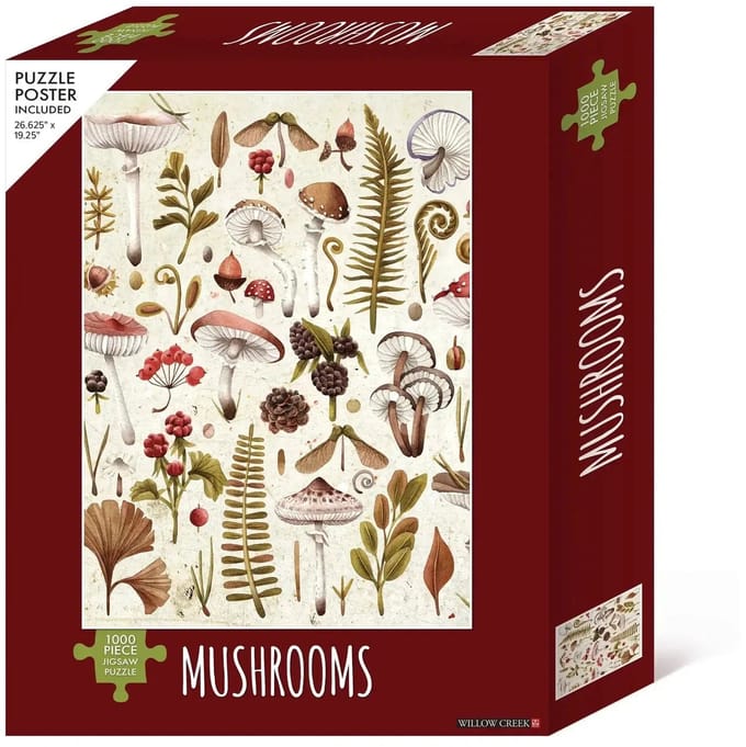 Paddenstoelen Puzzel 1000 Stukjes