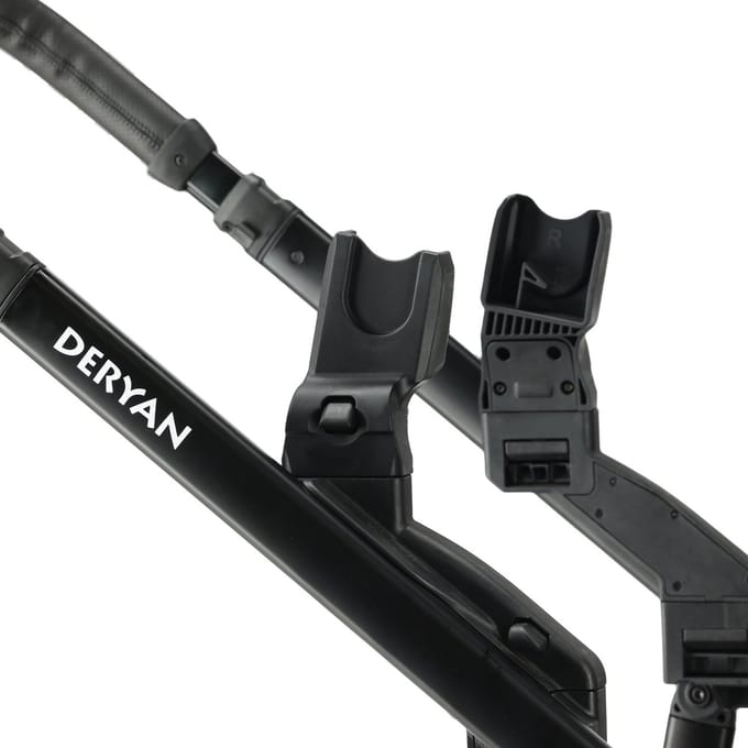 Deryan Evy autostoel Adapter - Voor Maxi Cosi /Cybex/Nuna - Zwart