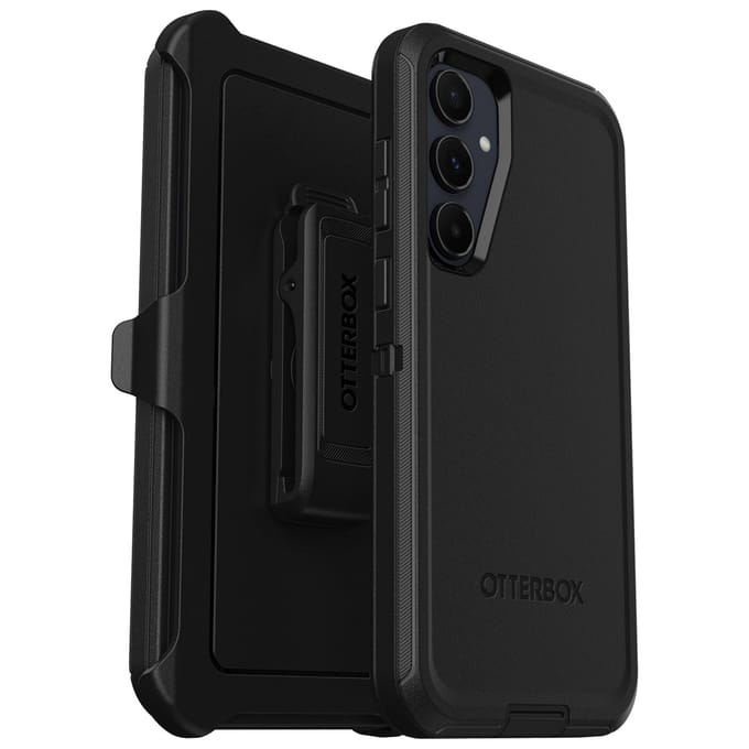 OtterBox Defender Hoesje - Geschikt voor Samsung Galaxy A55 Back - Zwart