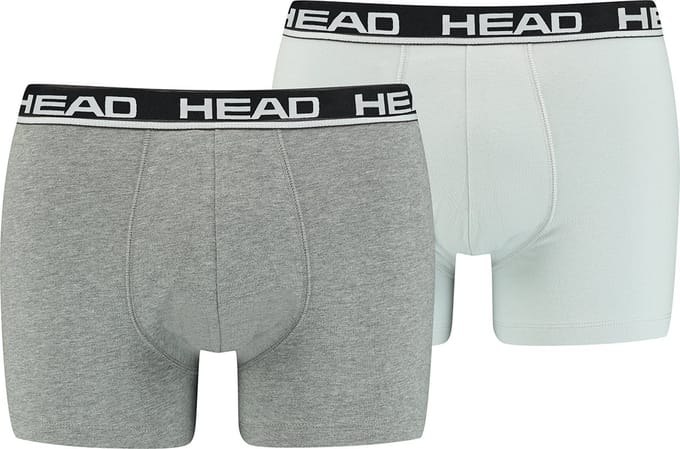 HEAD basic II 2P grijs & wit - S