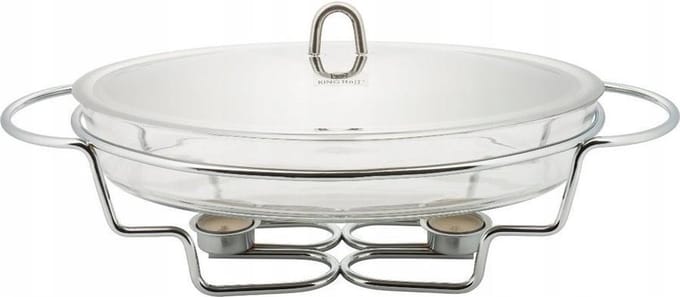 Kinghoff 1411- Warmhoudschaal - Rechaud - rond - 3.2 liter