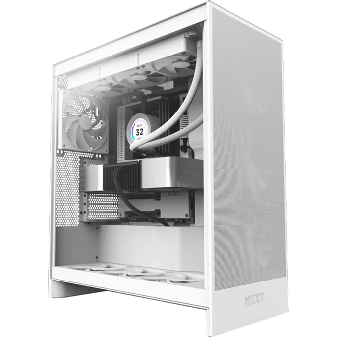 NZXT H7 Flow (2024) - All White - Case - Miditower - Wit